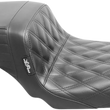 Load image into Gallery viewer, Le Pera Kickflip Seat - Double Diamond - Black - FXD '06-'17 LK-591DD - Main Product View