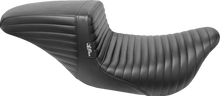 Load image into Gallery viewer, Le Pera Kickflip Seat - Pleated - Black - FL '08-'23 LK-597PT - Main Product View