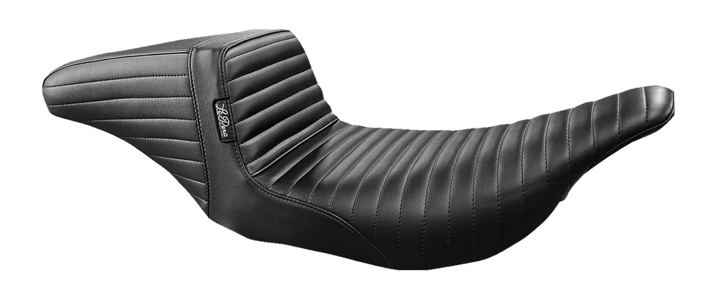 Le Pera Kickflip Seat - Pleated - Black - FL '97-'07 LH-597PT - Main Product View