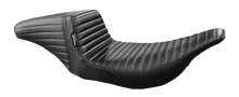 Load image into Gallery viewer, Le Pera Kickflip Seat - Pleated - Black - FL '97-'07 LH-597PT - Main Product View