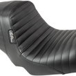 Load image into Gallery viewer, Le Pera Kickflip Seat - Pleated - Black - FXD '04-'05 LF-591PT - Main Product View
