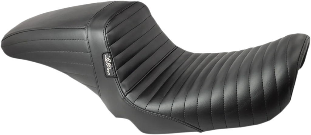 Le Pera Kickflip Seat - Pleated - Black - FXD '04-'05 LF-591PT - Main Product View