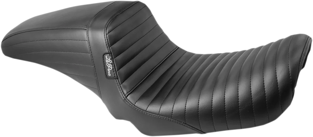 Le Pera Kickflip Seat - Pleated - Black - FXD '06-'17 LK-591PT - Main Product View