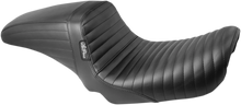Load image into Gallery viewer, Le Pera Kickflip Seat - Pleated - Black - FXD '06-'17 LK-591PT - Main Product View