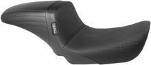 Load image into Gallery viewer, Le Pera Kickflip Seat - Pleated - Black - FXD '06-'17 LK-591PT - Side View