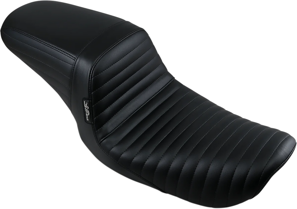 Le Pera Kickflip Seat - Pleated - Black - FXD '96-'03 LN-591PT - Main Product View