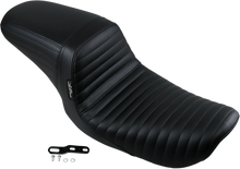 Load image into Gallery viewer, Le Pera Kickflip Seat - Pleated - Black - FXD &#39;96-&#39;03 LN-591PT - Side View