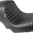 Load image into Gallery viewer, Le Pera Kickflip Seat - Pleated - Black - FXD '06-'17 LK-591PT - Main Product View