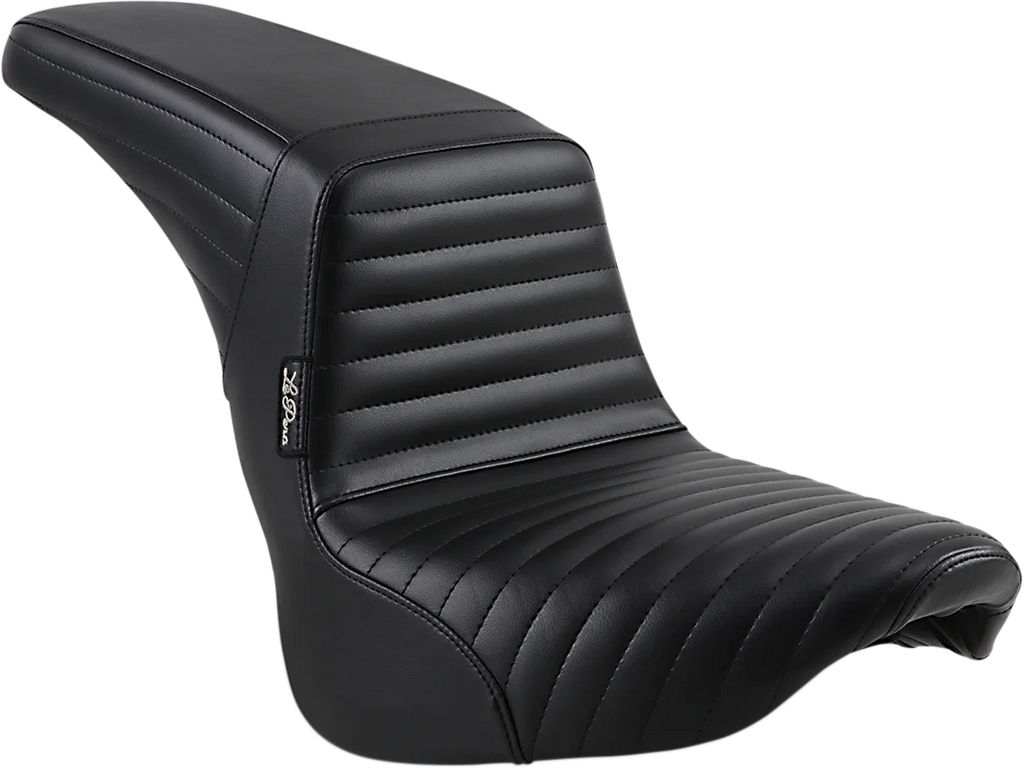Le Pera Kickflip Seat - Pleated - Black - Softail '18-'23 LYF-590PT - Main Product View