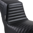 Load image into Gallery viewer, Le Pera Kickflip Seat - Pleated - Black - Softail '18-'23 LYF-590PT - Back View