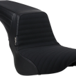 Load image into Gallery viewer, Le Pera Kickflip Seat - Pleated w/ Gripp Tape - Black - FXBB '18-'21 LY-590PTGP - Main Product View