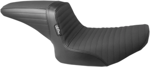 Le Pera Kickflip Seat - Pleated w/ Gripp Tape - Black - FXR '82-'94 L-598PTGP - Main Product View