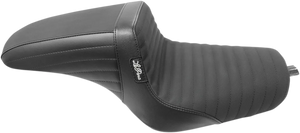 Le Pera Kickflip Seat - Pleated w/ Gripp Tape - Black - XL '10-'22 LK-596PTGP - Main Product View