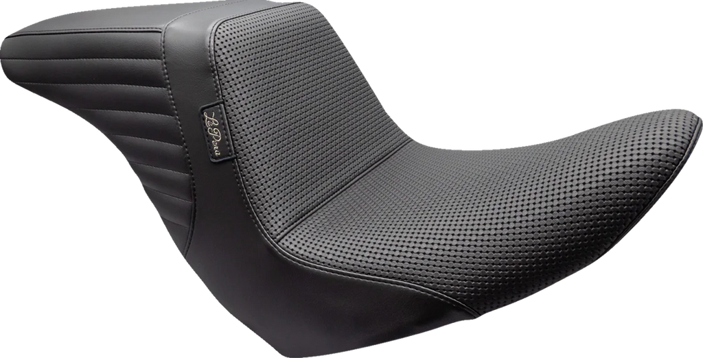 Le Pera Kickflip Up Front Seat - Basketweave - Black - FL/FX '18-'24 LYRU-590BW - Main Product View