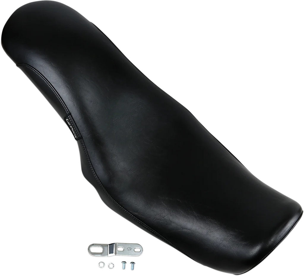 Le Pera King Cobra 2-Up Seat - Black - Dyna '06-'17 LK-891 - Side View