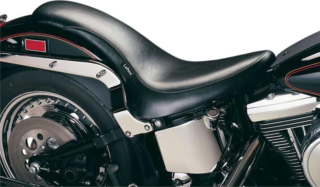 Le Pera King Cobra 2-Up Seat - Black - Softail '00-'17 LX-890 - Main Product View