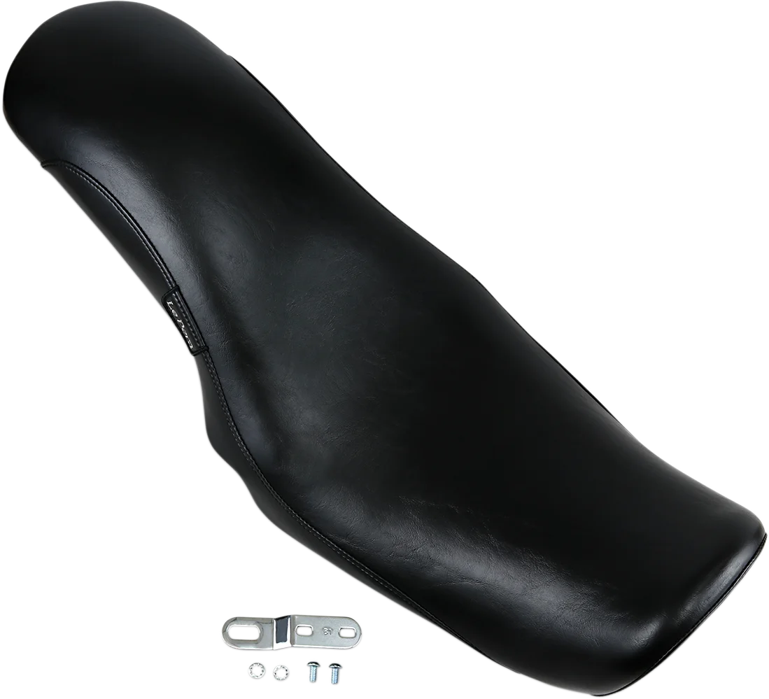 Le Pera King Cobra 2-Up Seat - Black - Softail '84-'99 LN-890 - Side View