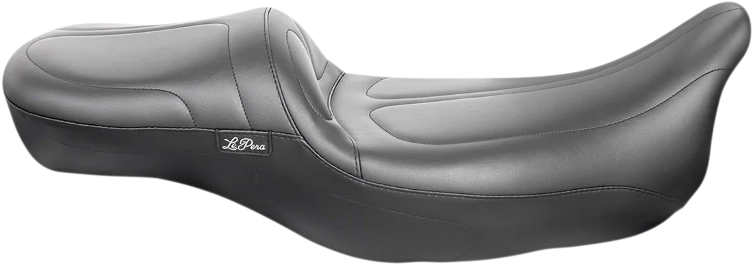 Le Pera Maverick Daddy Long Legs Seat - Black - Stitched - FL '08-'23 LK-957DLT - Side View