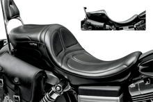 Load image into Gallery viewer, Le Pera Maverick Daddy Long Legs Seat - Black - Stitched - FXD/FLD &#39;06-&#39;17 LK-970DL - Main Product View