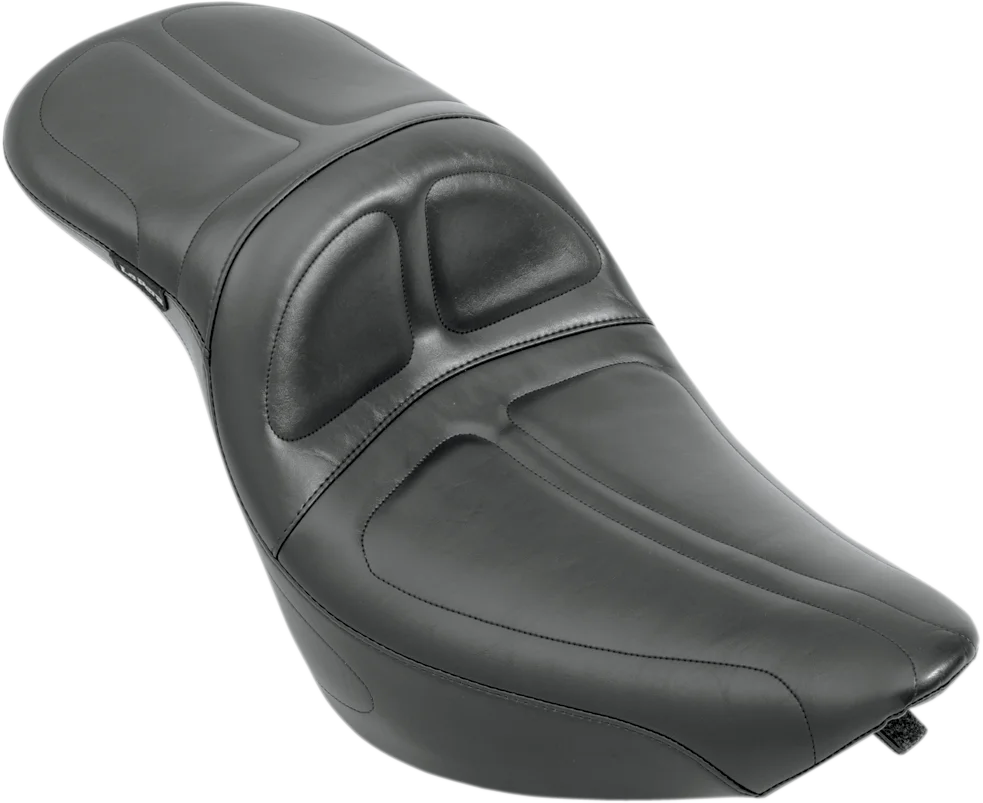 Le Pera Maverick Daddy Long Legs Seat - Black - Stitched - FXST '84-'99 LN-910DL - Main Product View
