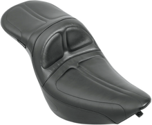 Load image into Gallery viewer, Le Pera Maverick Daddy Long Legs Seat - Black - Stitched - FXST '84-'99 LN-910DL - Main Product View
