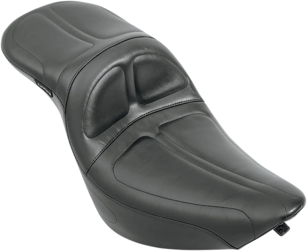 Le Pera Maverick Daddy Long Legs Seat - Black - Stitched - Softail '00-'17 LX-910DL - Main Product View