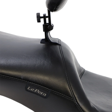 Load image into Gallery viewer, Le Pera Maverick Daddy Long Legs Seat - With Backrest - Black - Smooth - FL '08-'23 LK-957DLBRS - Side View