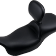 Load image into Gallery viewer, Le Pera Maverick Daddy Long Legs Seat - With Backrest - Black - Smooth - FL '08-'23 LK-957DLTBRS - Main Product View