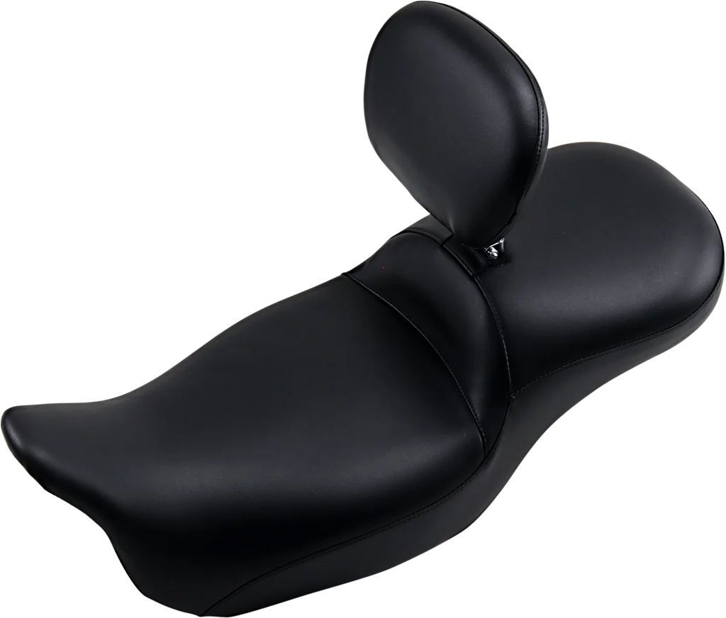 Le Pera Maverick Daddy Long Legs Seat - With Backrest - Black - Smooth - FL '08-'23 LK-957DLTBRS - Main Product View