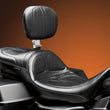 Load image into Gallery viewer, Le Pera Maverick Daddy Long Legs Seat - With Backrest - Black - Stitched - FL '08-'23 LK-957DLBR - Main Product View
