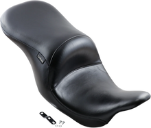 Load image into Gallery viewer, Le Pera Maverick Seat - Up-Front - Without Backrest - Smooth - Black - FL '08-'23 LKU-957S - Main Product View