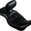 Load image into Gallery viewer, Le Pera Maverick Seat - with Backrest - Stitched - Black - FL '08-'23 LK-957BR - Main Product View