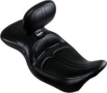 Load image into Gallery viewer, Le Pera Maverick Seat - with Backrest - Stitched - Black - FL '08-'23 LK-957BR - Main Product View