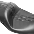Load image into Gallery viewer, Le Pera Maverick Seat - without Backrest - HR Black Inlay Double Diamond - Black - FL '08-'23 LK-957HR2 - Main Product View
