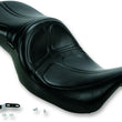 Load image into Gallery viewer, Le Pera Maverick Seat - without Backrest - HR Black Inlay Double Diamond - Black - FL '08-'23 LK-957HR2 - Detail View