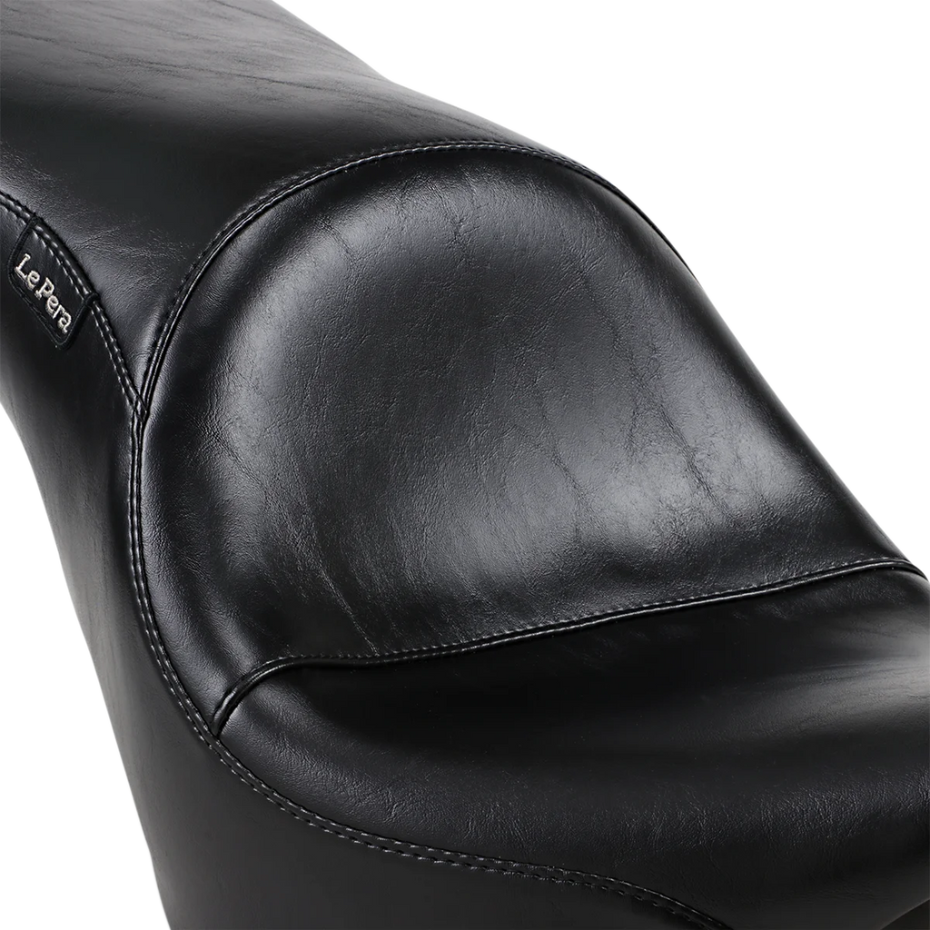 Le Pera Maverick Seat - without Backrest - Smooth - Black - FL/FX '18-'23 LY-910S - Back View