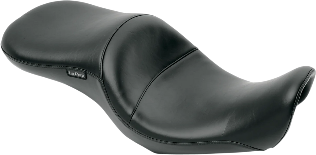 Le Pera Maverick Seat - without Backrest - Smooth - Black - FLD/FXD '06-'17 LK-970S - Main Product View