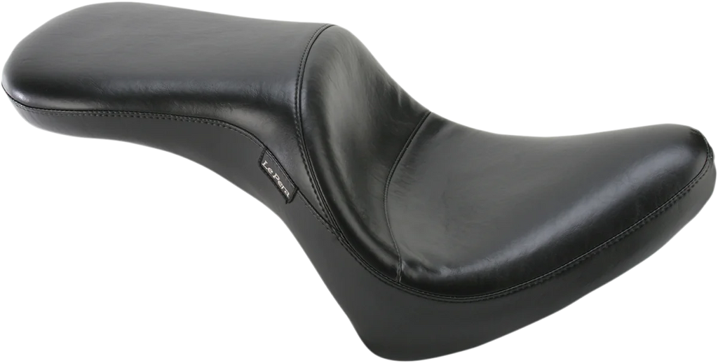 Le Pera Maverick Seat - without Backrest - Smooth - Black - Softail '84-'99 LN-910S - Main Product View
