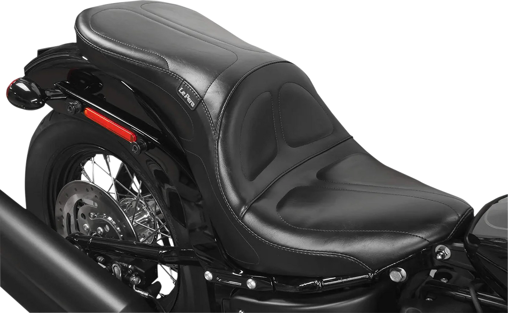 Le Pera Maverick Seat - without Backrest - Stitched - Black - FL '18-'23 LYX-910 - Main Product View