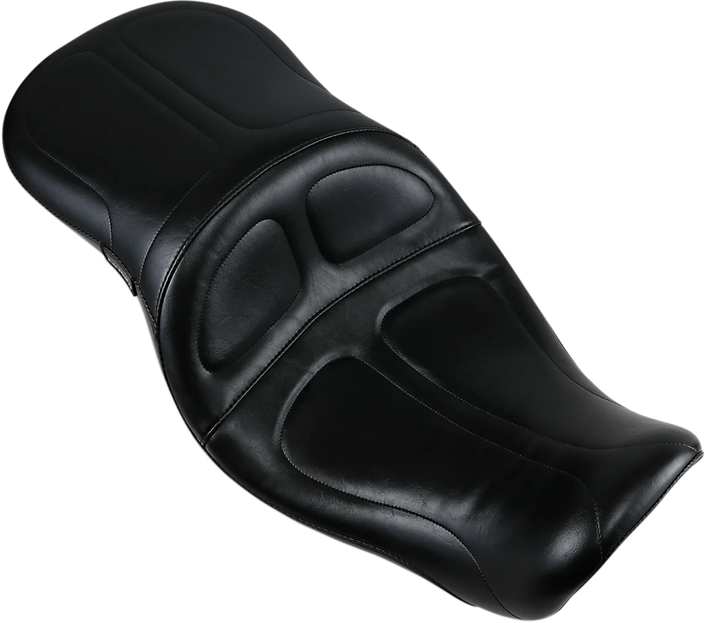 Le Pera Maverick Seat - without Backrest - Stitched - Black - FLD/FXD '06-'17 LK-970 - Main Product View