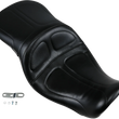 Load image into Gallery viewer, Le Pera Maverick Seat - without Backrest - Stitched - Black - FLD/FXD '06-'17 LK-970 - Side View