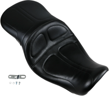 Load image into Gallery viewer, Le Pera Maverick Seat - without Backrest - Stitched - Black - FLD/FXD '06-'17 LK-970 - Side View