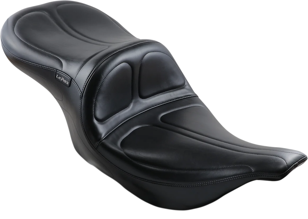 Le Pera Maverick Seat - without Backrest - Stitched - Black - FLH/FLT '02-'07 LH-957 - Main Product View