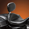 Load image into Gallery viewer, Le Pera Monterey Solo Seat - With Driver Backrest - Smooth - Black - FL '08-'23 LK-697BR - Main Product View