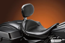 Load image into Gallery viewer, Le Pera Monterey Solo Seat - With Driver Backrest - Smooth - Black - FL '08-'23 LK-697BR - Main Product View
