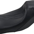 Load image into Gallery viewer, Le Pera Outcast Daddy Long Legs Seat - 2-Up - w/o Backrest - Smooth - Black - FL '08-'23 LK-997DL - Detail View
