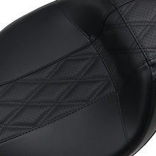 Load image into Gallery viewer, Le Pera Outcast Daddy Long Legs Seat - Full-Length - w/o Backrest - Black w/Black Double Diamond - FL LK-987DLGT2 - Side View