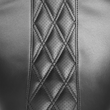 Load image into Gallery viewer, Le Pera Outcast GT-2 Seat - Full-Length - w/o Backrest - Black Double Diamond - Perforated - FL '08-'23 LK-987GT2 - Side View