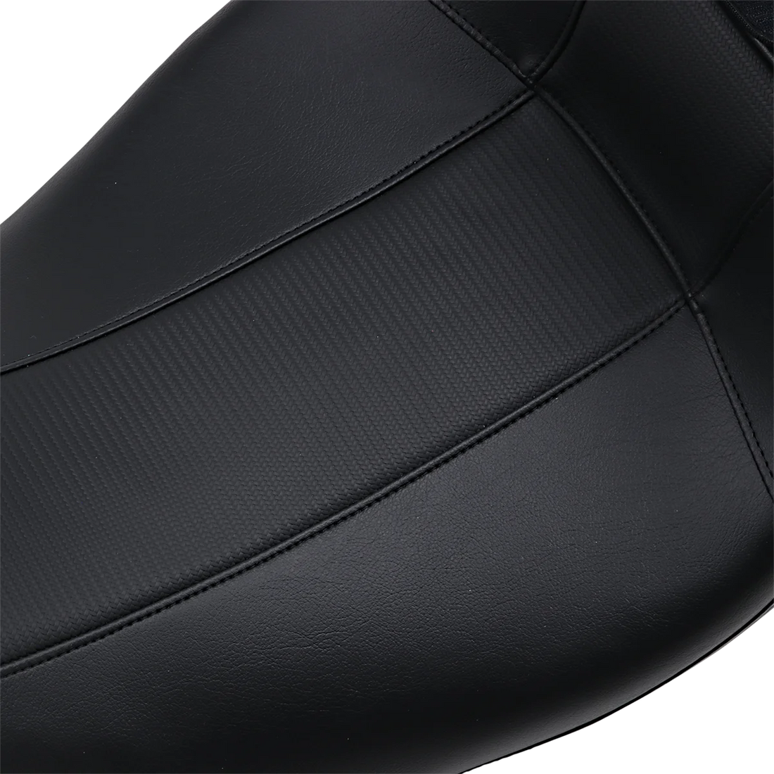 Le Pera Outcast GT Seat - 2-Up - With Backrest - Black Carbon Fiber - FL '08-'23 LK-997BRGT3 - Side View