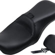 Load image into Gallery viewer, Le Pera Outcast Seat - 2-Up - With Backrest - Smooth - Black - FL '08-'23 LK-997BR - Main Product View